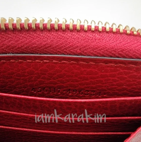 Gucci Leather Zip Around Wallet - Picture 5 of 8